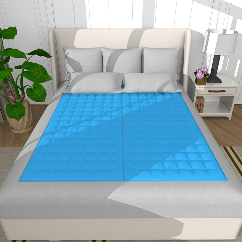 Tapis rafraîchissant en gel pour lit